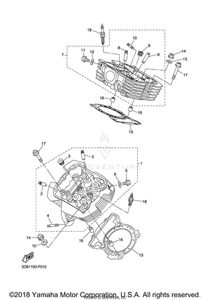 Cylinder Head Schematic