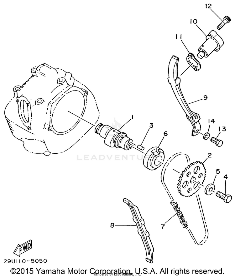Camshaft Chain Schematic