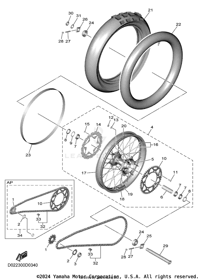 Rear Wheel Schematic