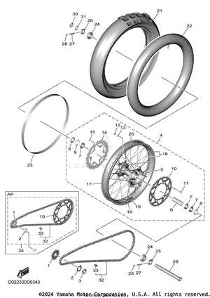 Rear Wheel Schematic