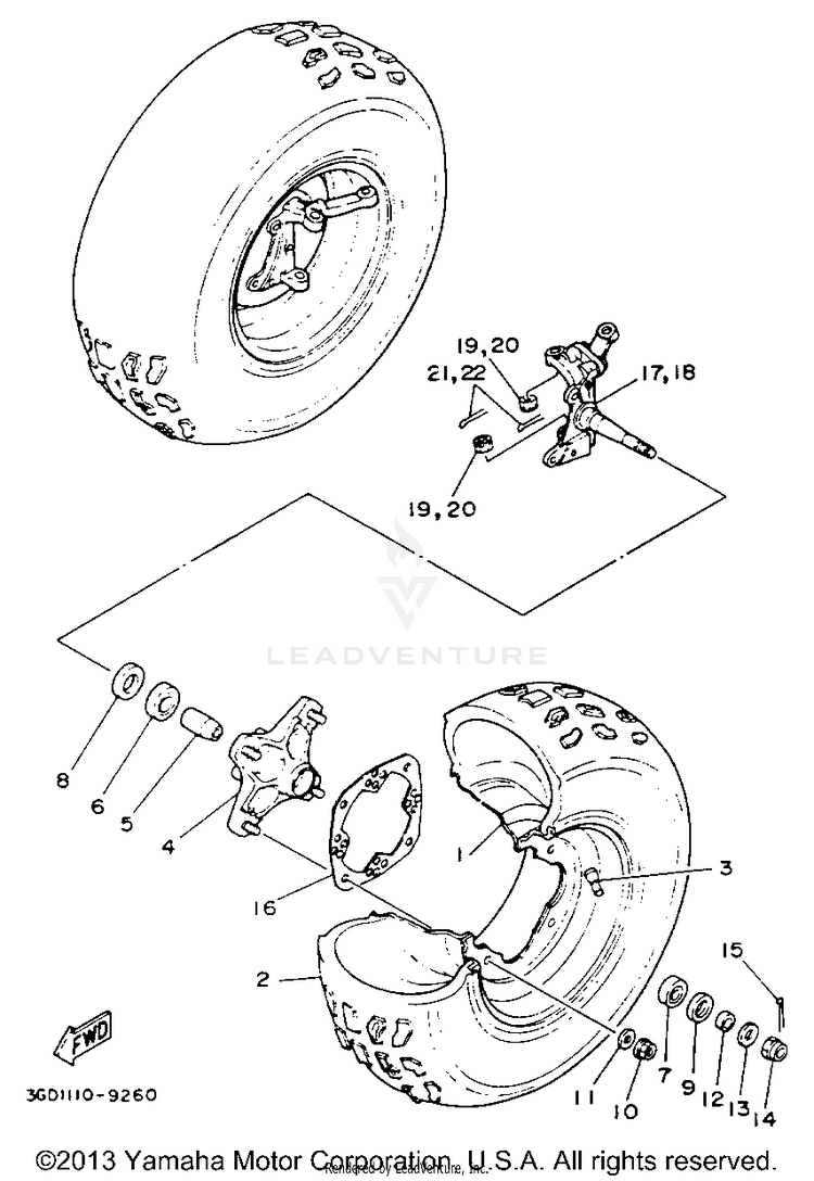 Front Wheel Schematic
