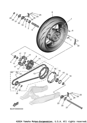 Rear Wheel Schematic