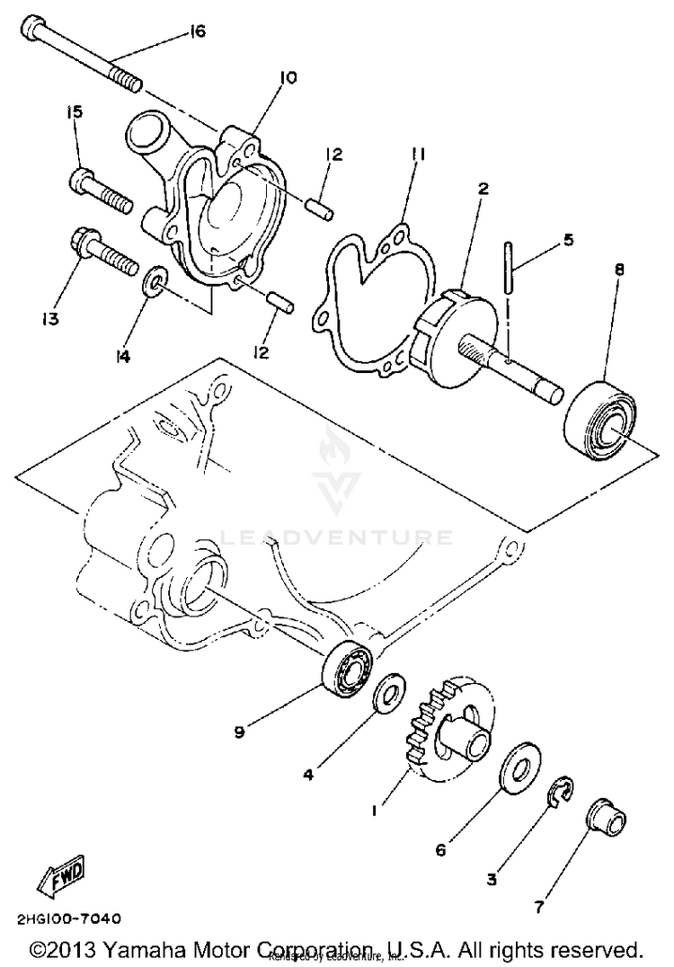 Water Pump Schematic
