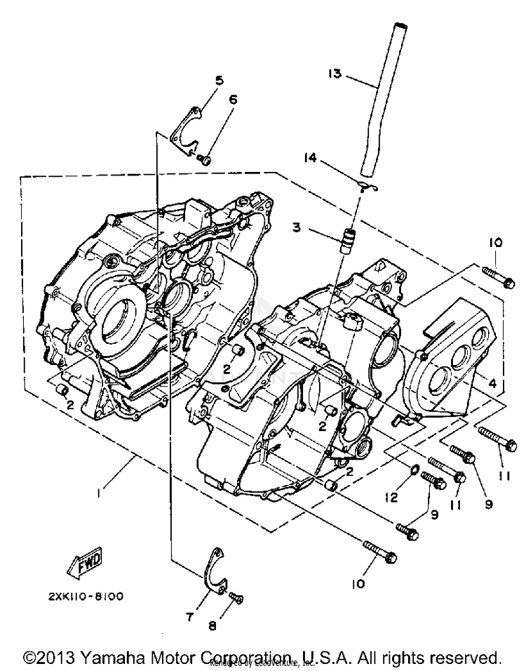 Crankcase Schematic