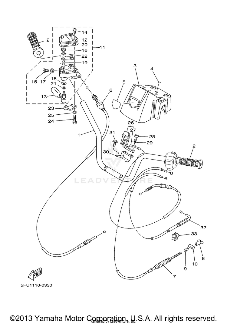 Steering Handle Cable Schematic