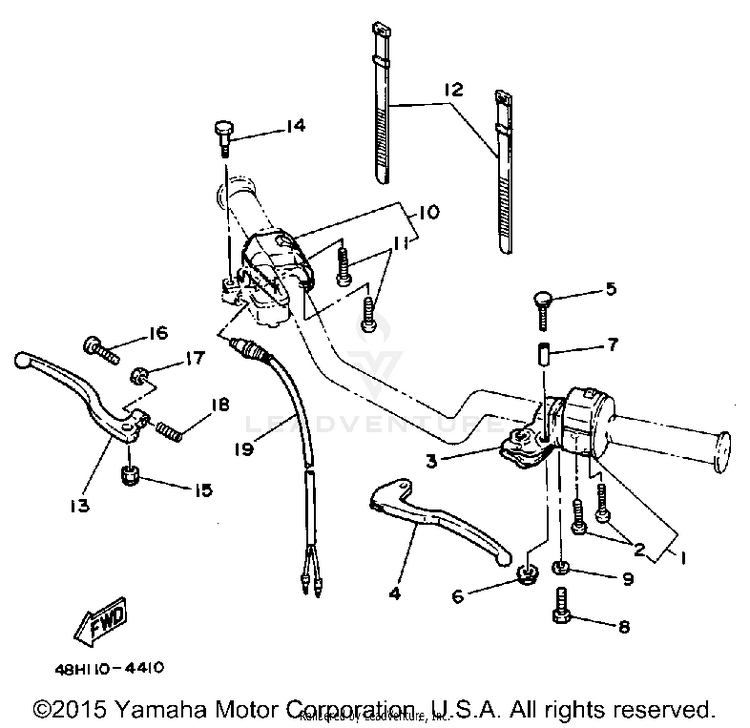 Handle Switch Lever Schematic