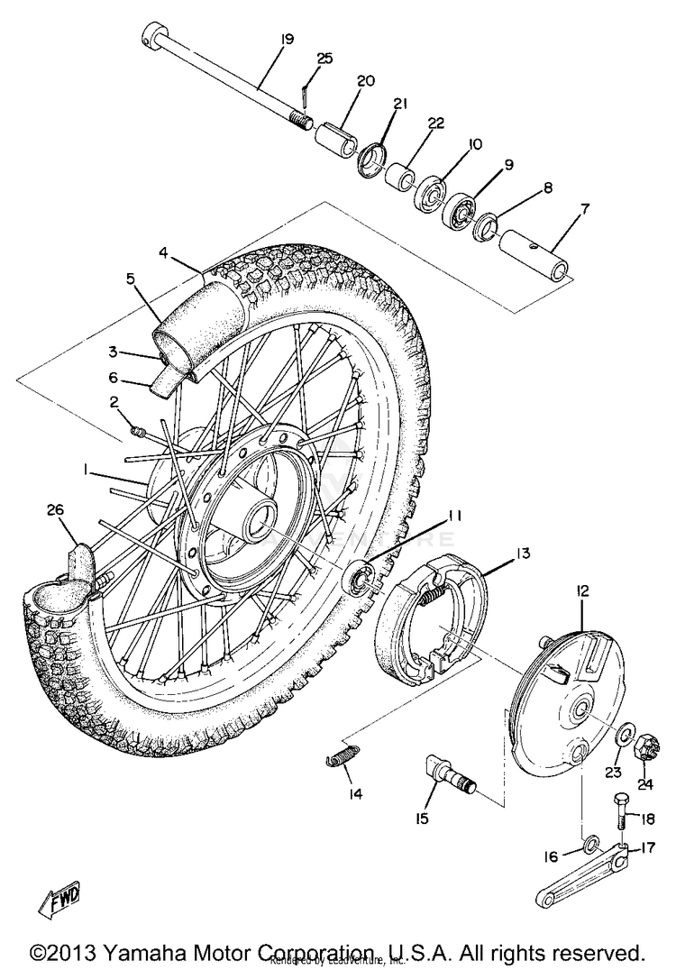 Front Wheel Schematic