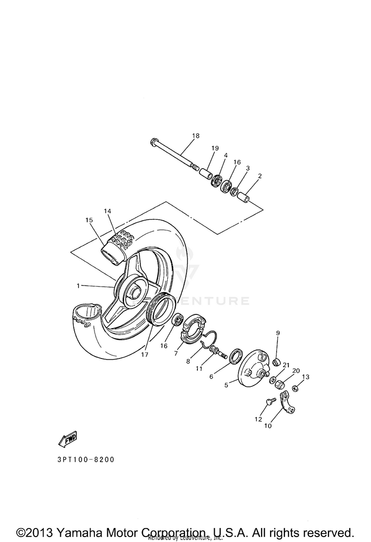 Front Wheel Schematic