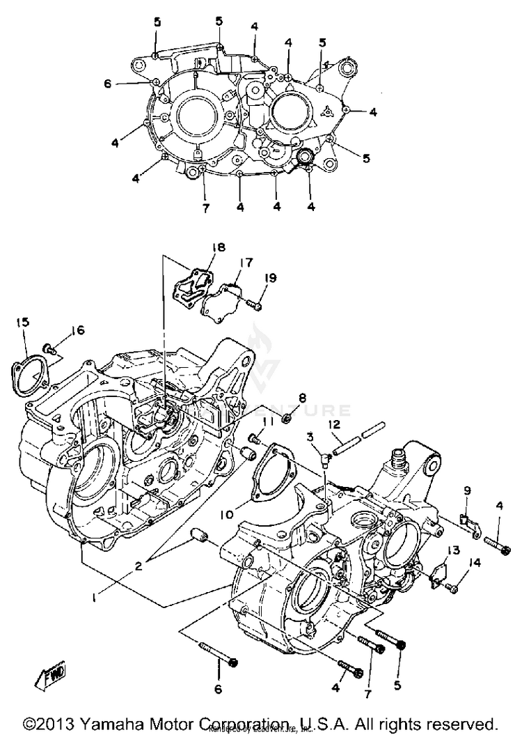 Crankcase Schematic