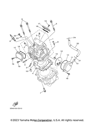 Cylinder Head Schematic