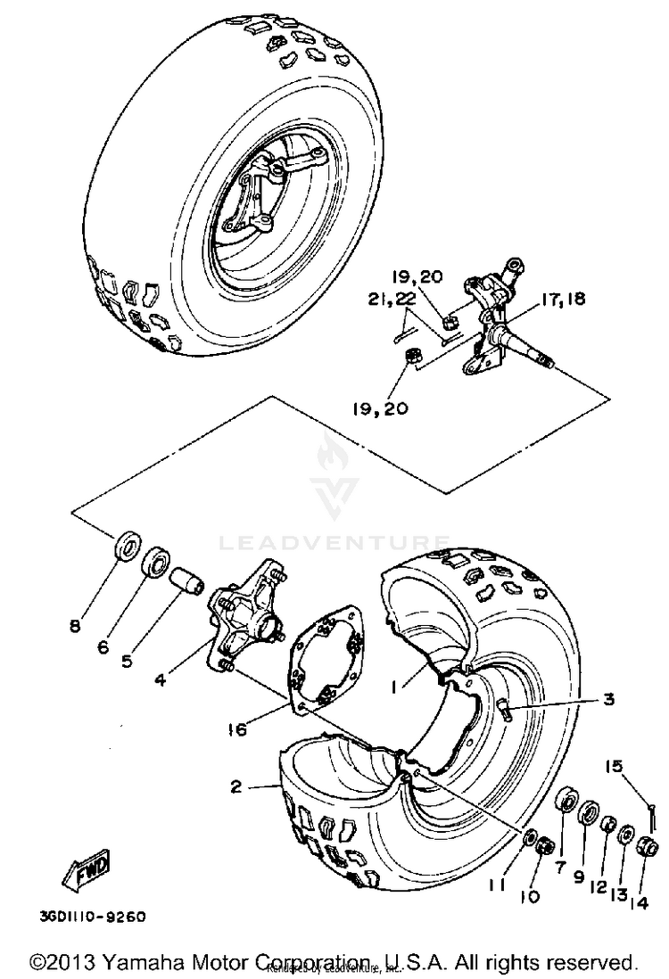 Front Wheel Schematic