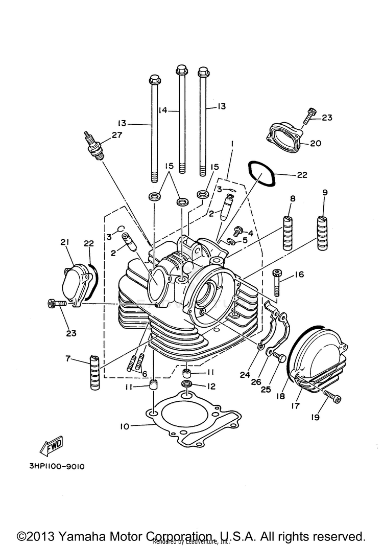 Cylinder Head Schematic