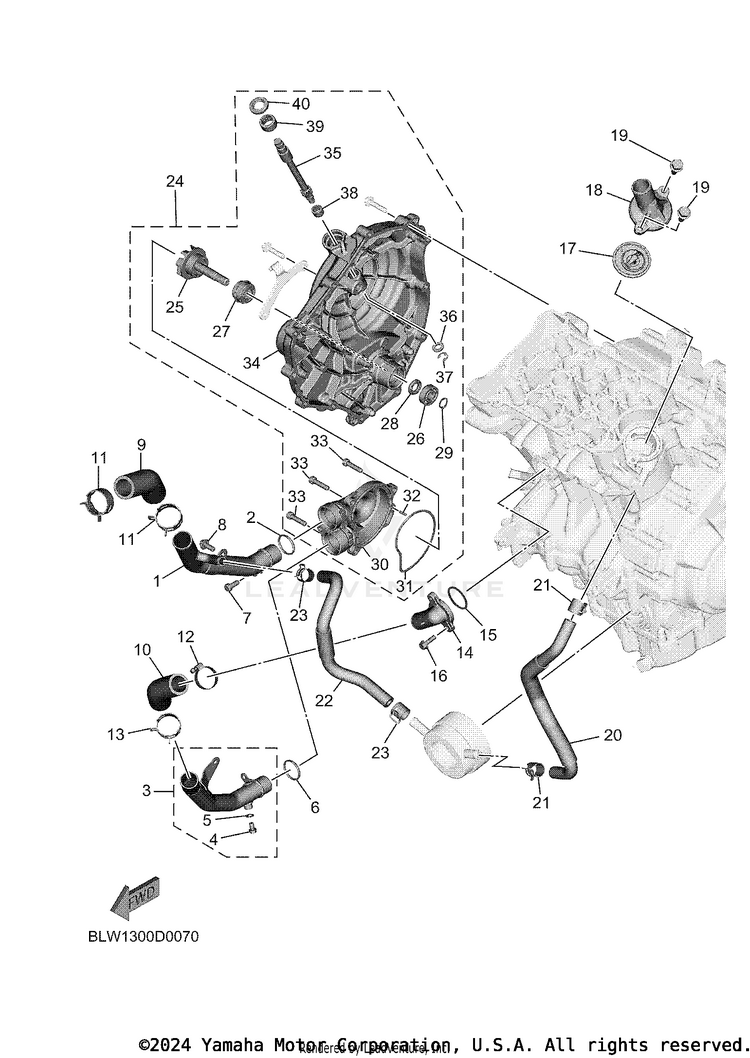 Water Pump MT07 - MT07TCB - 2026 Schematic