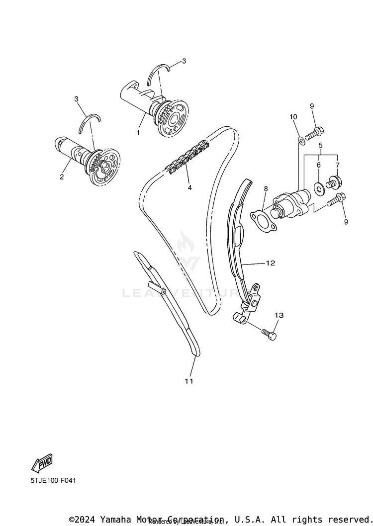 Camshaft Chain Schematic