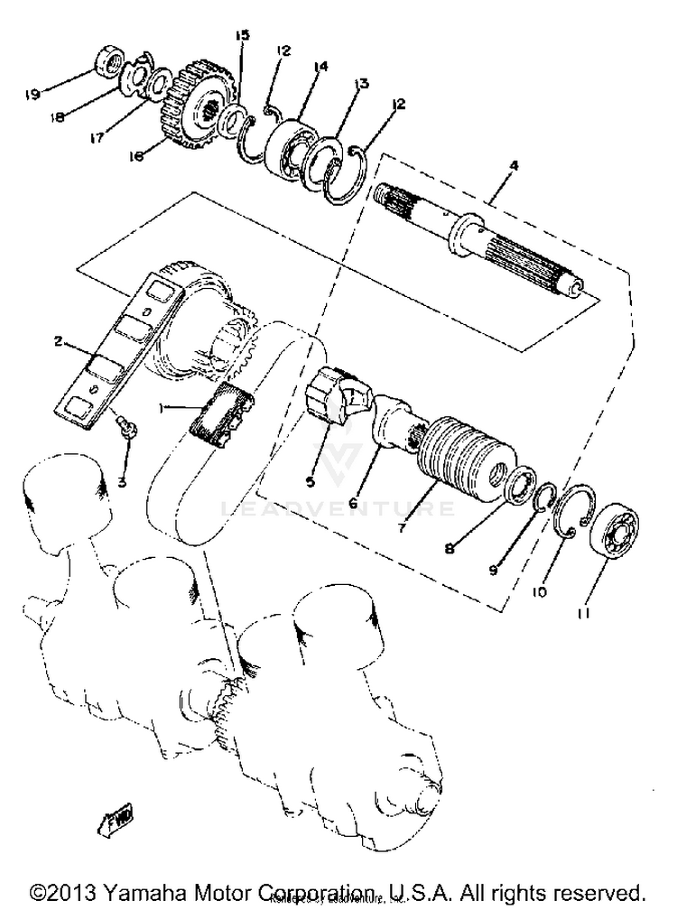 Primary Shaft - Chain Schematic