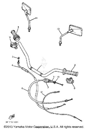 Handlebar Cable Schematic