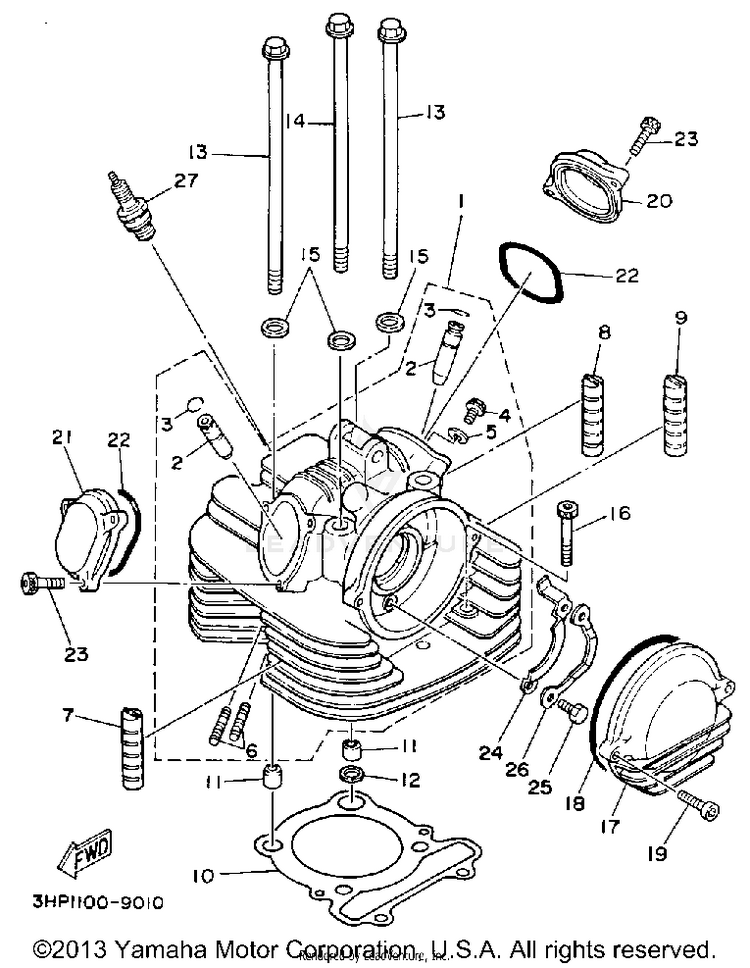 Cylinder Head Schematic