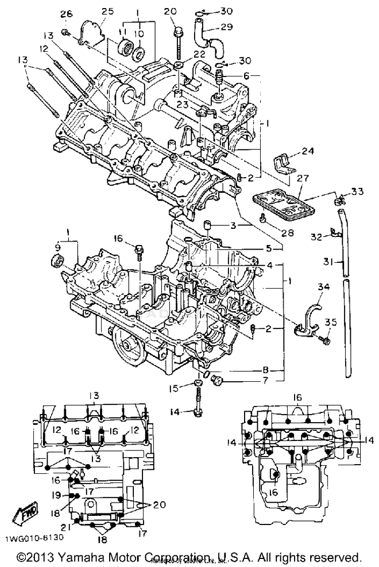 Crankcase Schematic