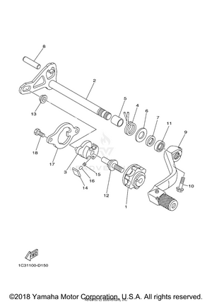 Shift Shaft Schematic