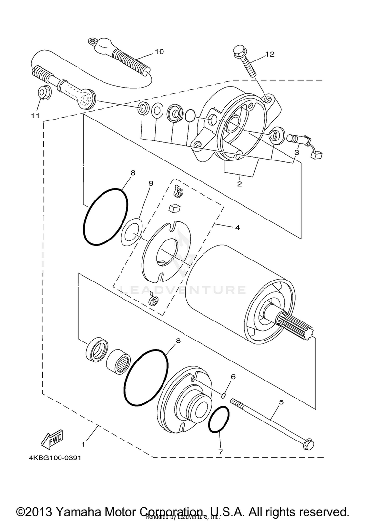 Starting Motor Schematic