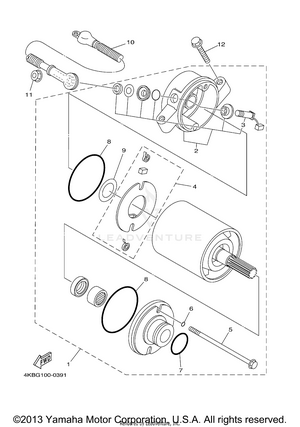 Starting Motor Schematic