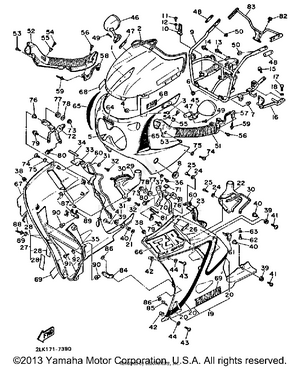 Fairing Cowling Schematic