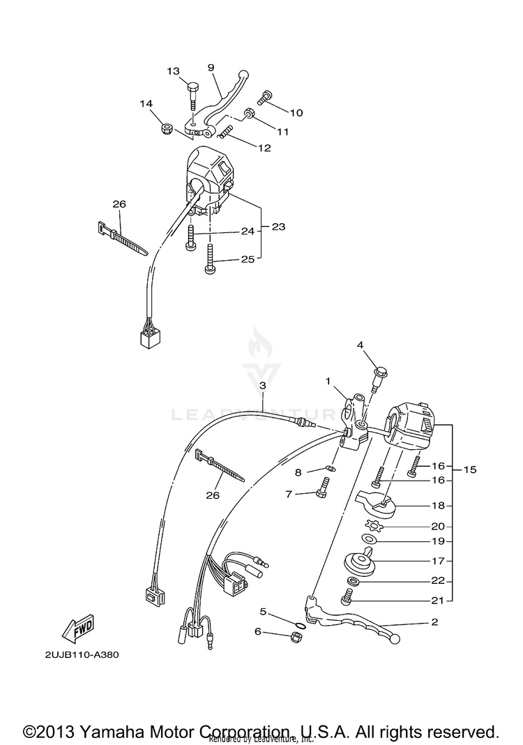 Handle Switch Lever Schematic