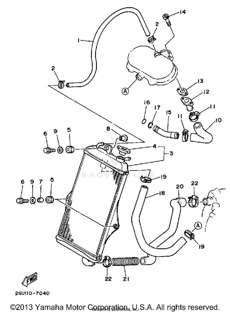 Radiator-Hose Schematic