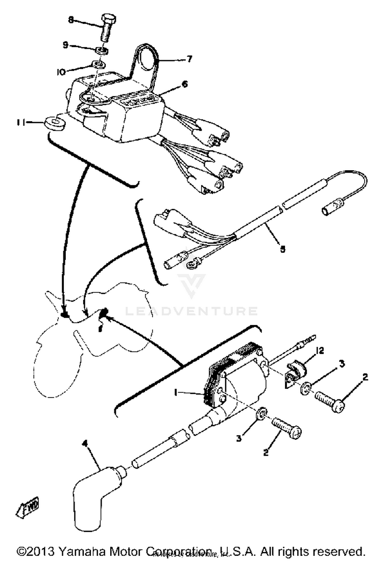 Electrical Yz125c Schematic