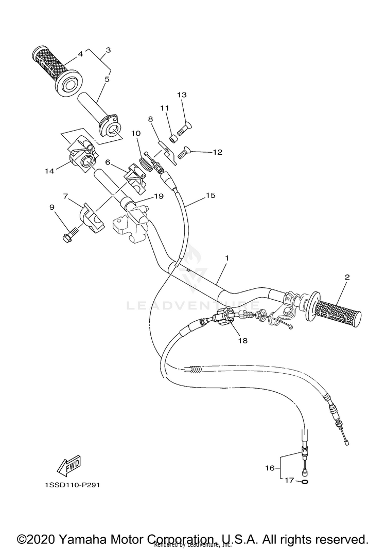Steering Handle Cable Schematic