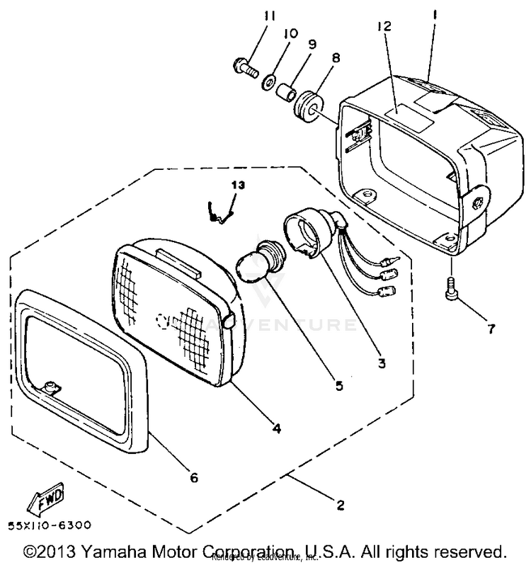 Headlight Schematic