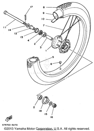 Front Wheel Schematic