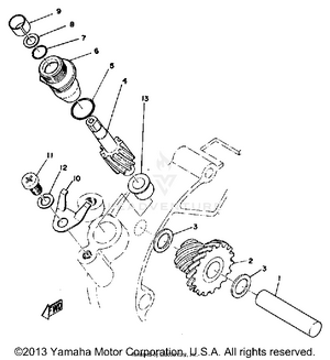 Tachometer Gear Schematic