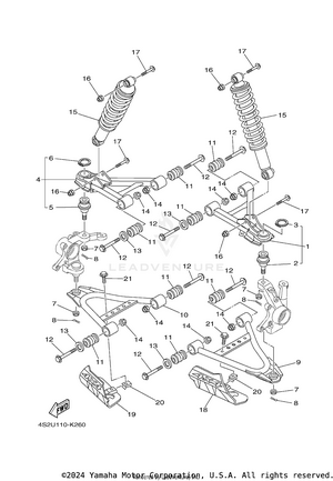 Front Suspension Wheel Schematic