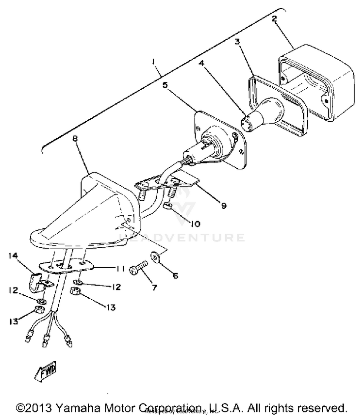 Tail Lamp Schematic