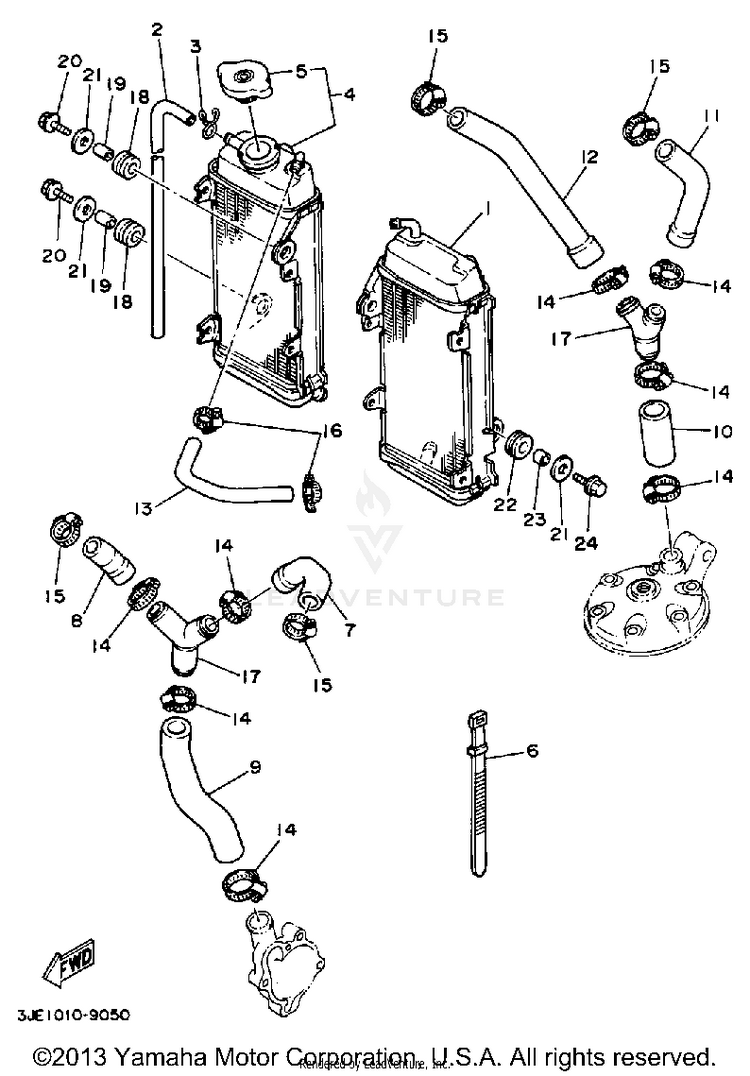 Radiator-Hose Schematic