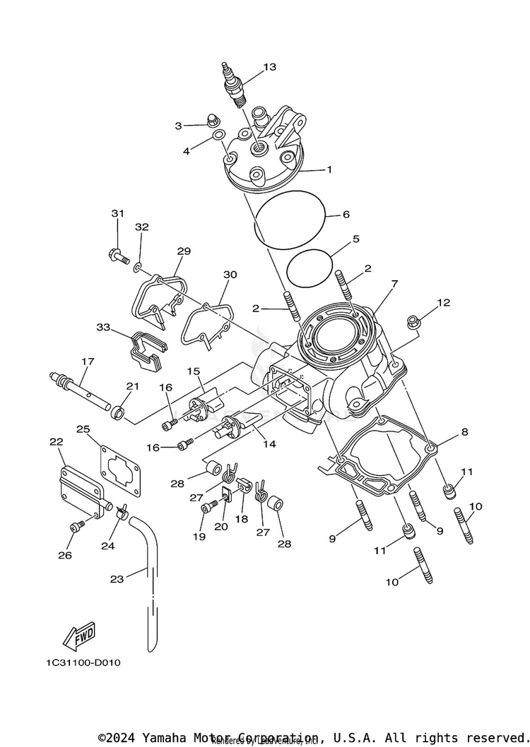 Cylinder Head Schematic