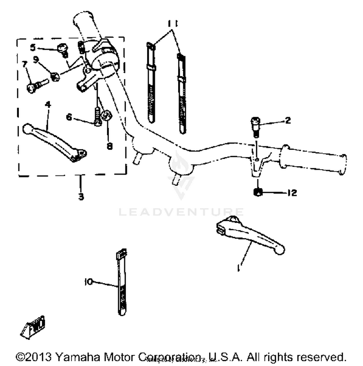 Handle Switch - Lever Schematic