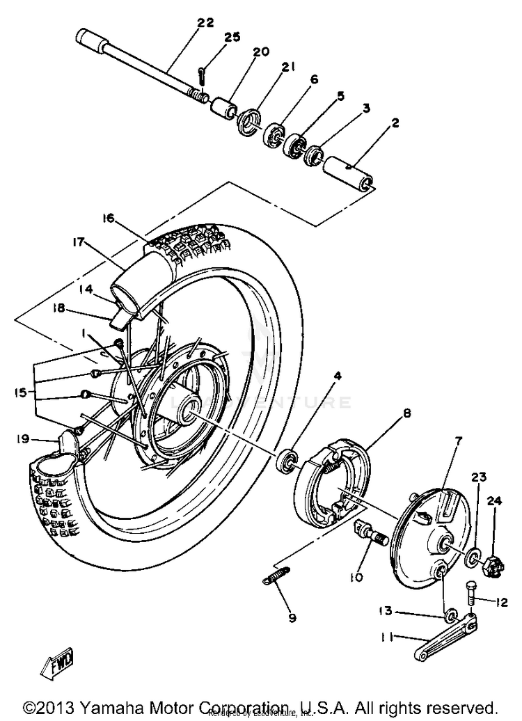 Front Wheel Schematic