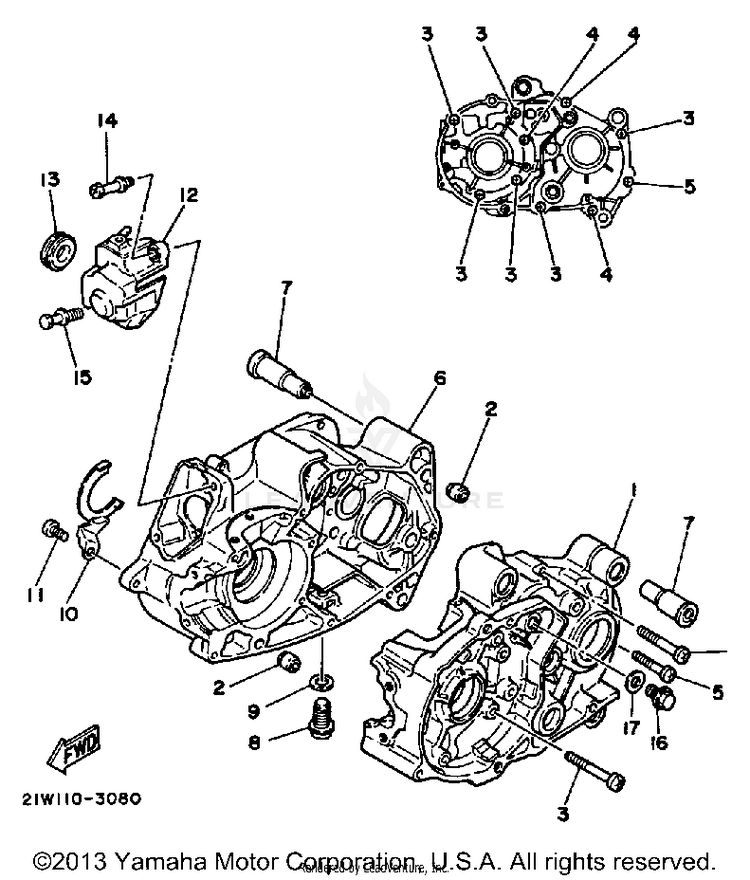Crankcase Schematic