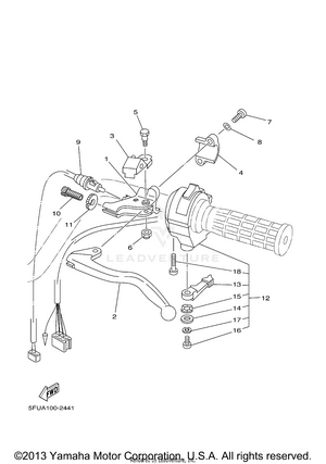 Handle Switch Lever Schematic