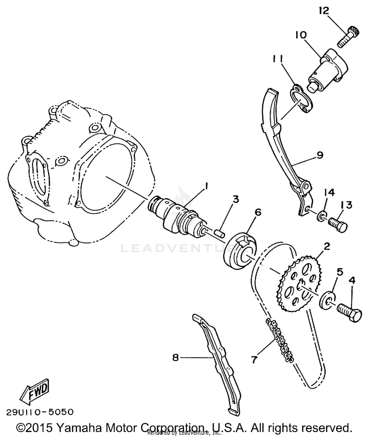 Camshaft Chain Schematic