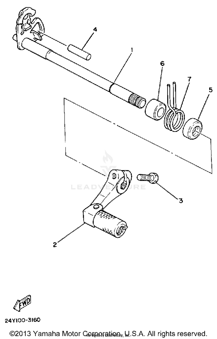 Shift Shaft Schematic