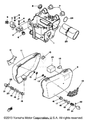 Side Cover-battery Box Schematic