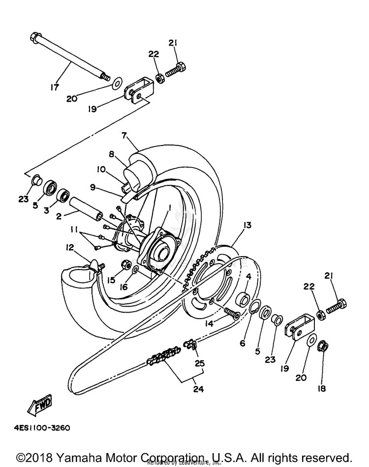 Rear Wheel Schematic