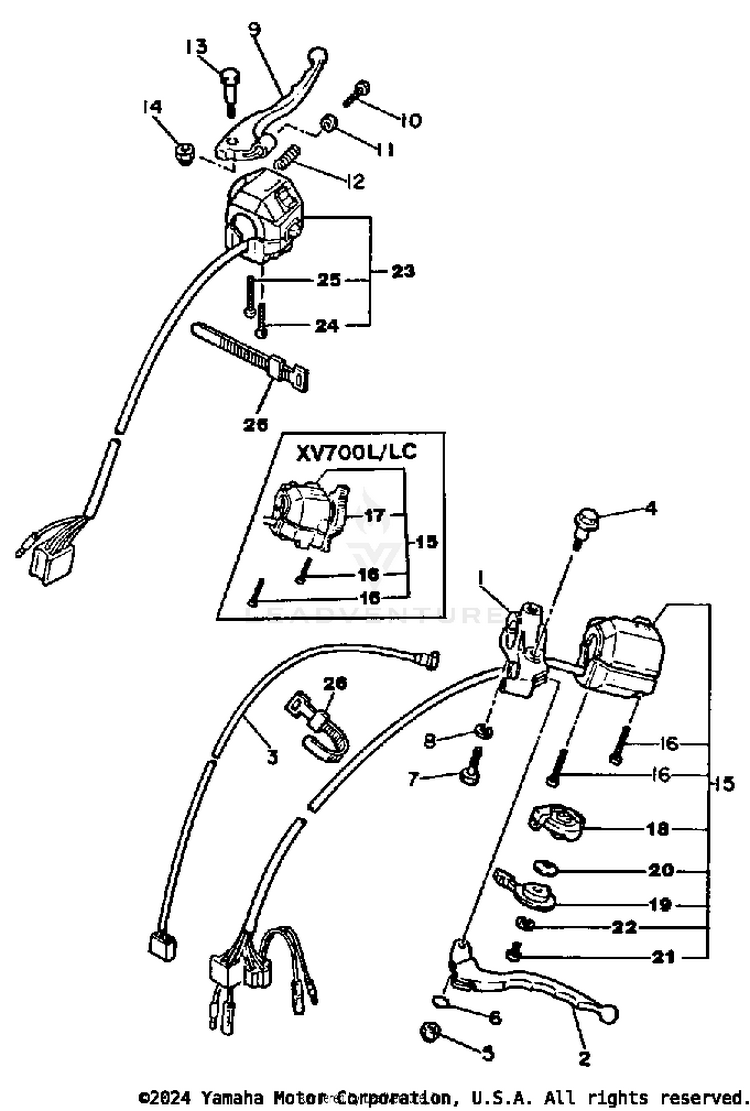Handle Switch Lever Schematic