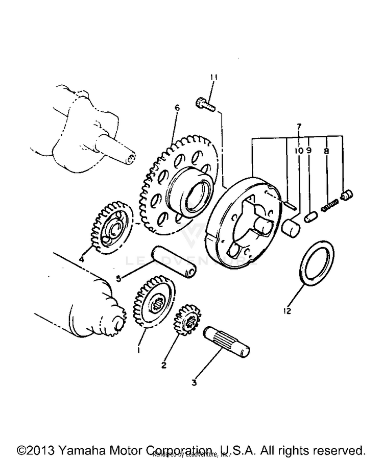 Starter Clutch Schematic