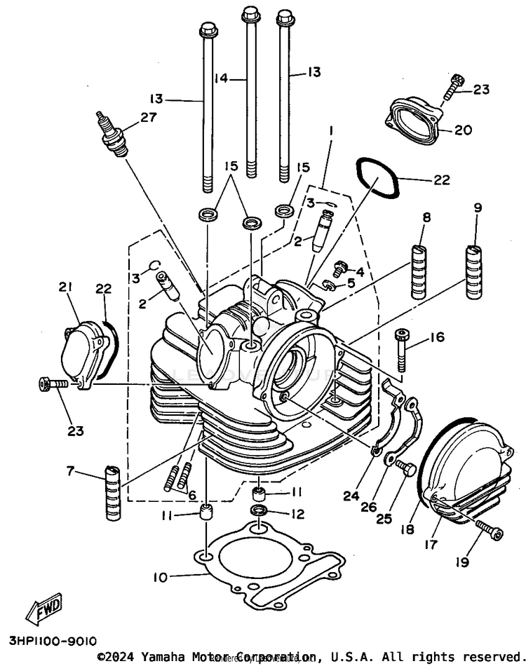Cylinder Head Schematic