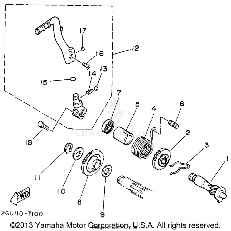 Starter BANSHEE - YFZ350D_MN - 1992 Schematic