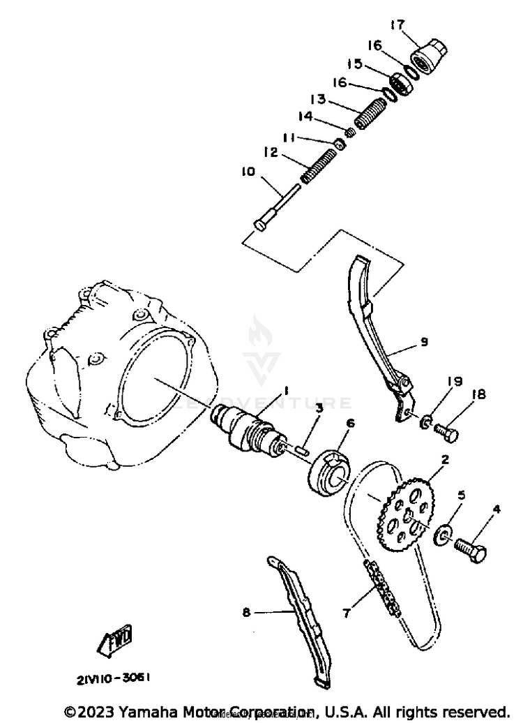 Camshaft-Chain Schematic